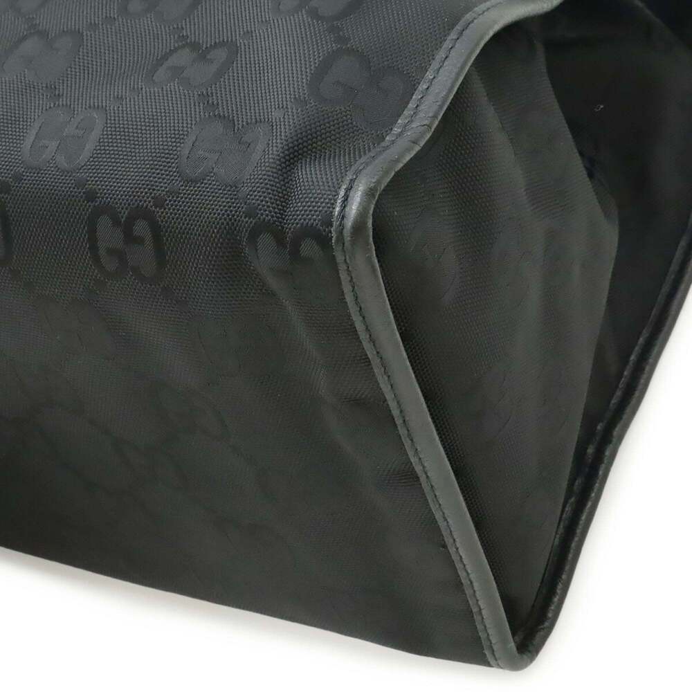 GUCCI Black Leather Shoulder Bag - Picture 4 of 10